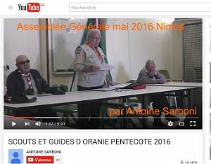 NIMES 2016 NIMES PENTECOTE ASSEMBLEE GENERALE DE MAI 